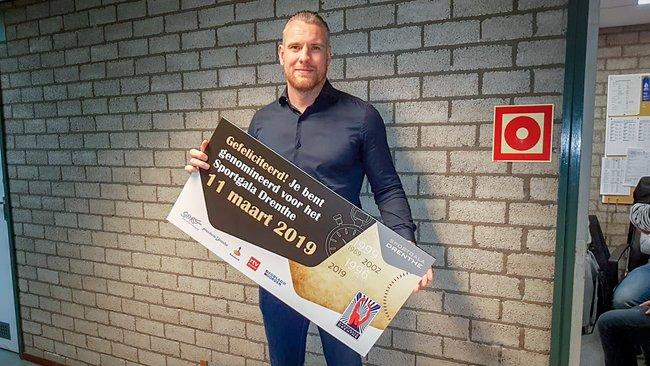 Ben Tingen benoemt tot sportman van het jaar van Midden-Drenthe
