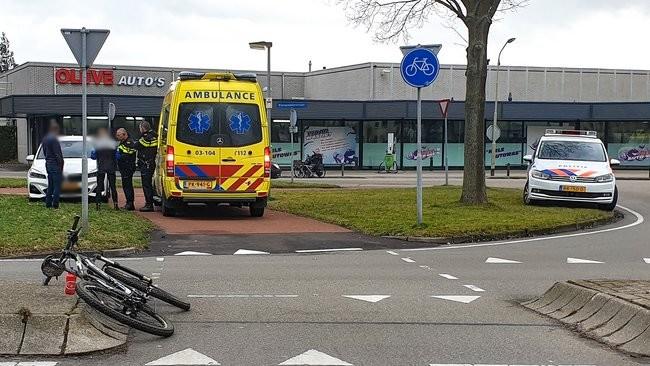 Fietser gewond bij aanrijding in Marsdijk