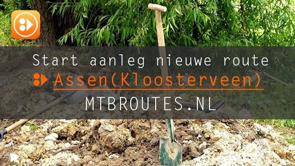 Aanleg nieuwe MTB-route in Assen