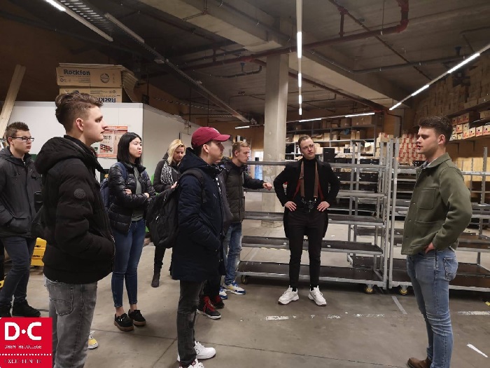 Studenten Drenthe College op bezoek bij Jumbo Foodmarkt Groningen