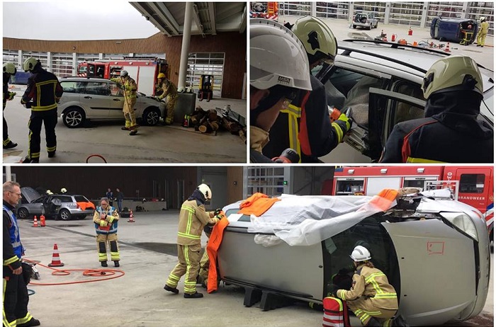 Brandweer Assen-Oost oefent technische hulpverlening