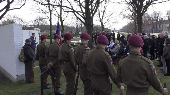 Herdenking Franse parachutisten te Assen