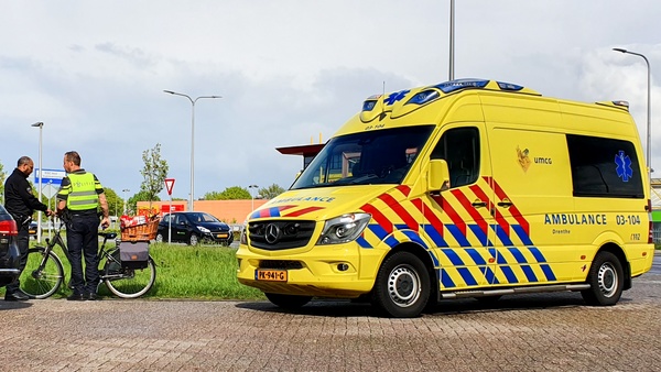 Fietsster gewond door valpartij in Assen