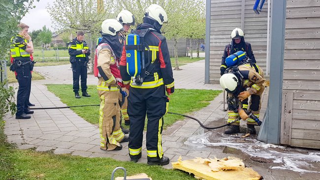 Brand bij kinderopvang in Kloosterveen (video)