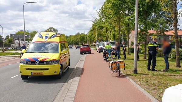 Scooterrijder onderuit in Assen