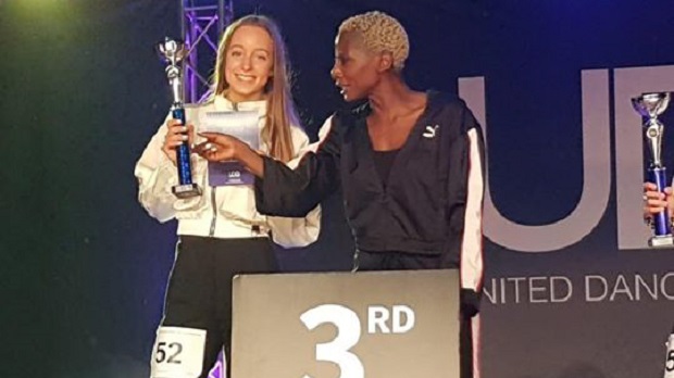 Tessa Post uit Assen derde bij Europese kampioenschappen streetdance/hiphop