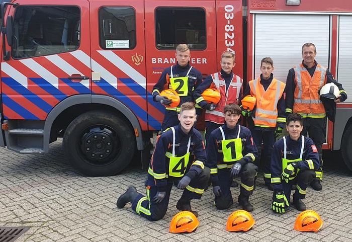 Jeugdbrandweer Assen negende bij wedstrijden