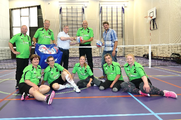 Rotary Assen sponsort zitvolleybal Sudosa-Desto