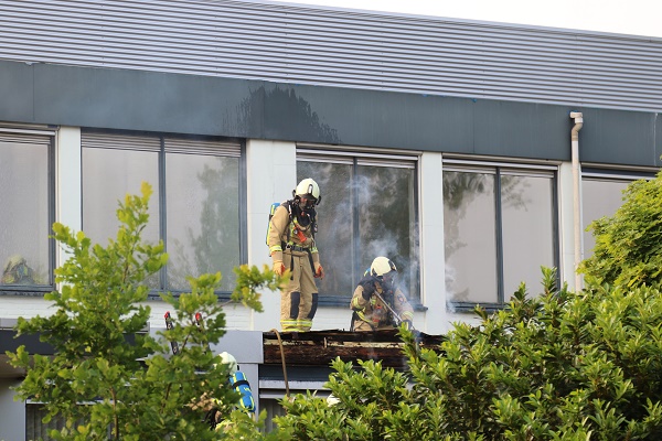 Brand in leegstaand gebouw van oud Drenthe College