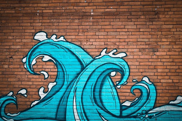 Kunstproject  onderwaterwereld in graffiti  genomineerd voor een gouden Prokkel