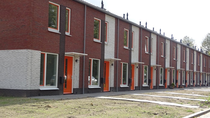 Nieuwe huurwoningen moeten het nog doen zonder voetpad