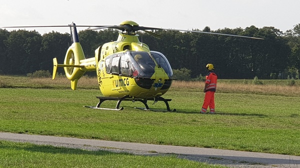 Traumahelikopter naar Baggelhuizerplas voor medisch noodgeval