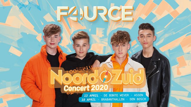 Super populaire boyband FOURCE naar De Bonte Wever Assen