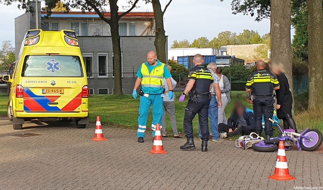 Gewonde bij ongeval met brommer in Assen