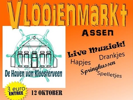 Zaterdag Vlooienmarkt in Kloosterveen