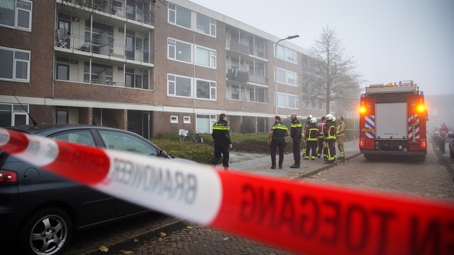 Commotie in Echtenstraat door mogelijke gaslekkage (Video)