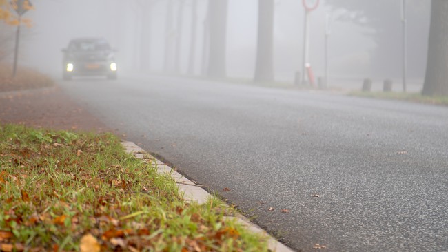 Code geel voor dichte mist