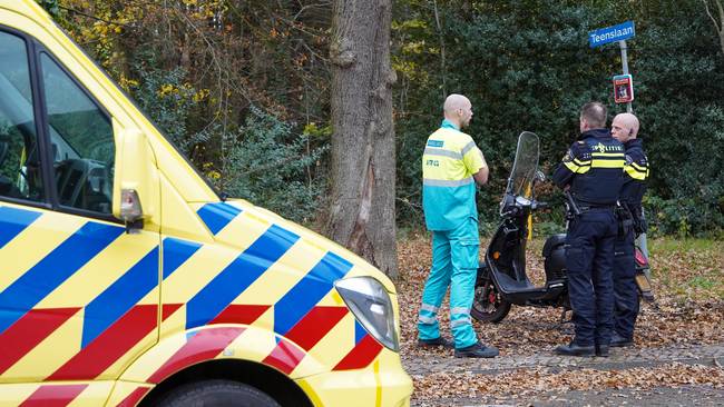 Scooterrijdster ten val en raakt gewond 