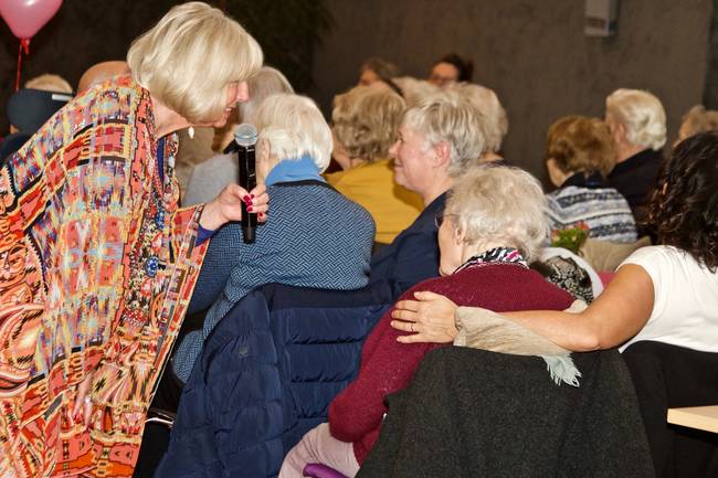 Feestelijk optreden Willeke Alberti voor bewoners Kloosterakker