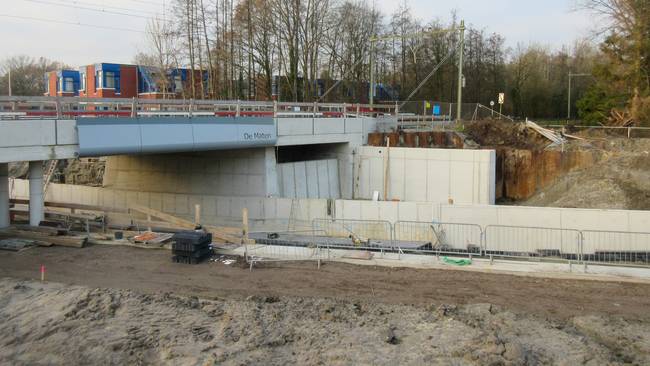 Tunnel de Maten gaat dit jaar nog niet open