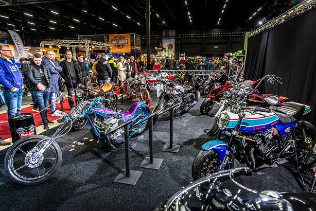 Custom Bike Show op motorbeurs in Assen