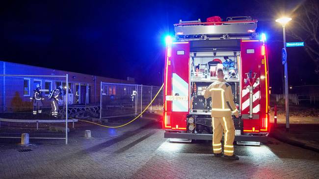 Brand in voormalig pand wijkvereniging Marsdijk (Video)