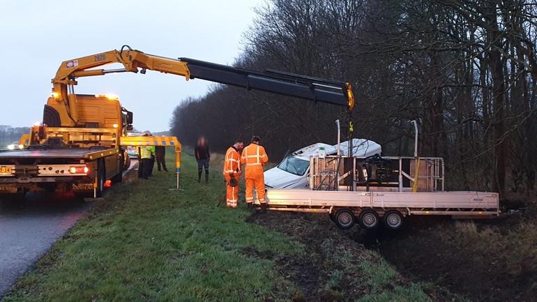 Twee ongevallen op A28 tussen Assen en Vries (Video)