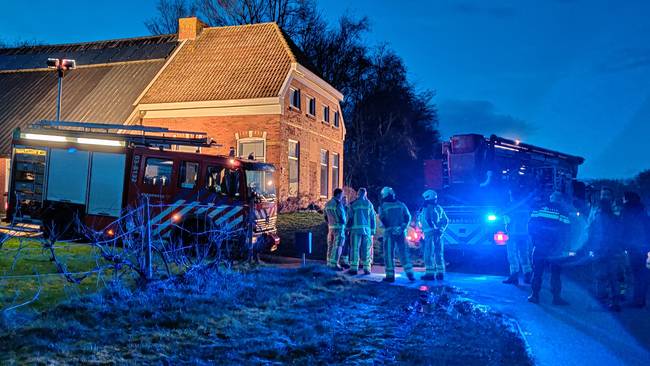 Brandweer in actie voor schoorsteenbrand in Assen