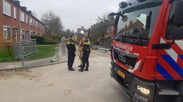 Gaslek tijdens werkzaamheden in Assen (video)