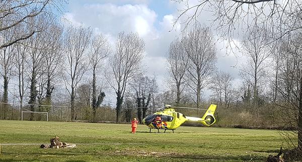 Traumahelikopter ingezet op terrein van GGZ in Assen