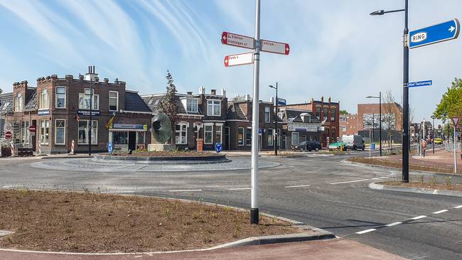 Nieuwe Rolderrotonde weer open voor het verkeer