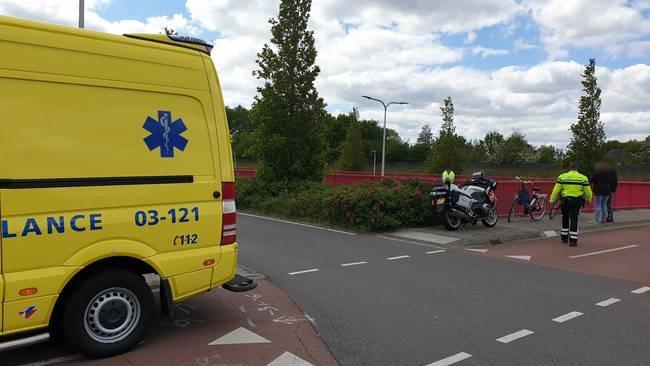 Fietser gewond na botsing met andere fietser 