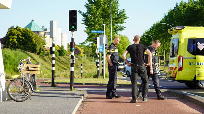 Bestuurder van mobylette gewond bij valpartij (Video)