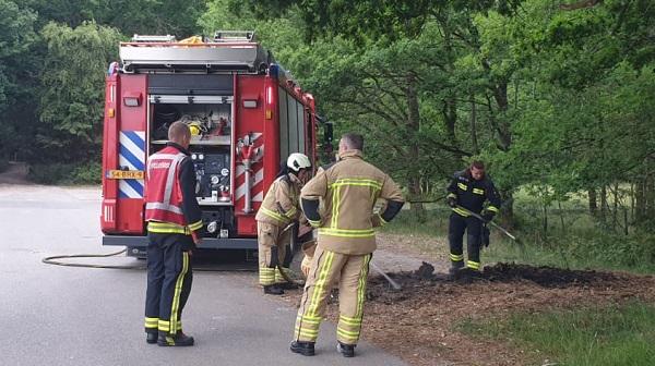 Opnieuw brand in stapel houtsnippers baggelhuizerplas