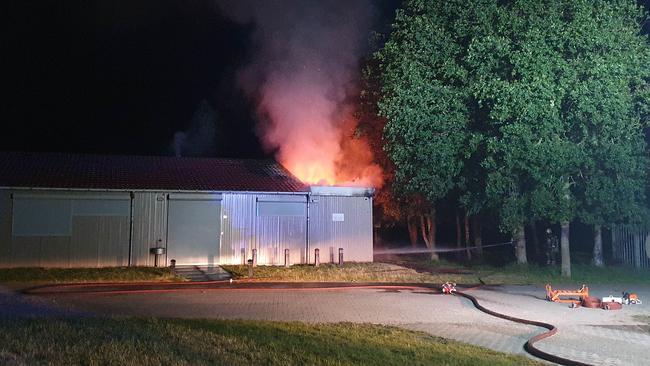 Uitslaande brand in kiosk bij Baggelhuizerplas (Video)