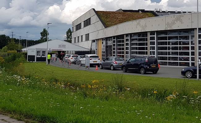 Steeds drukker bij teststraat in Assen