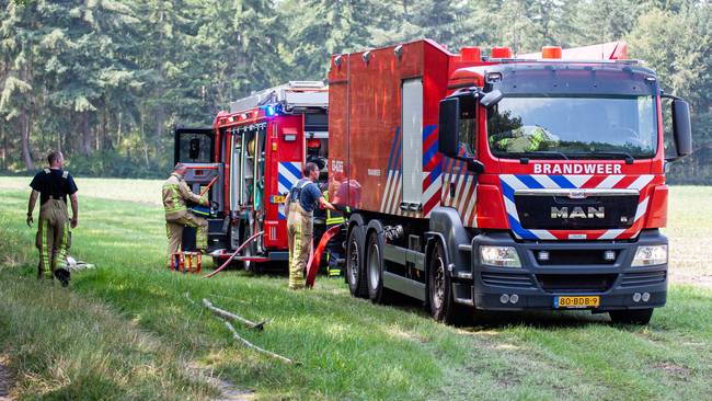 Natuurbrand nabij Baggelhuizerplas in de kiem gesmoord