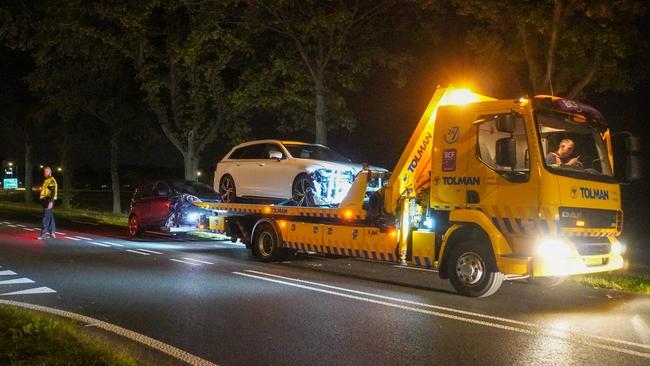 Veel schade aan autos na ongeval