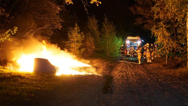 Dixies in de brand gestoken in Assen (Video)