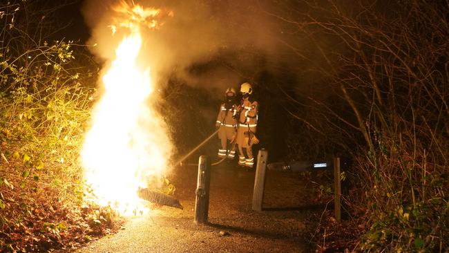 Hekje voor vierde keer in brand gestoken (Video)