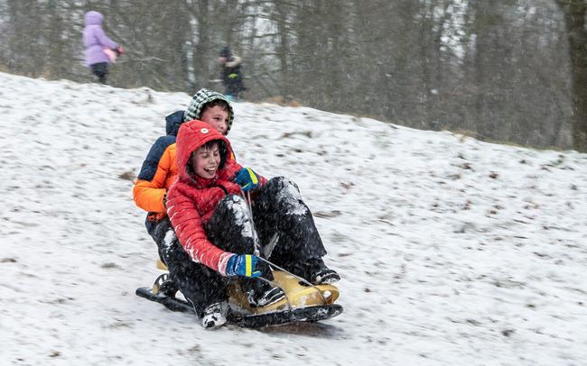 Extreem winterweer: Assen onder een pak met sneeuw (Video)