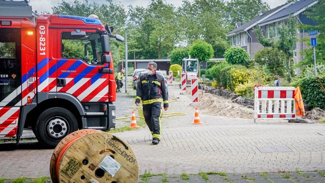 Gaslekkage door werkzaamheden in Assen-Oost (Video)