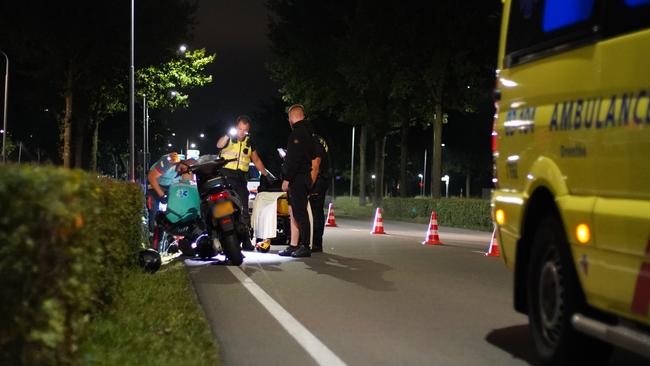 Motorrijder gewond bij valpartij in Assen (Video)