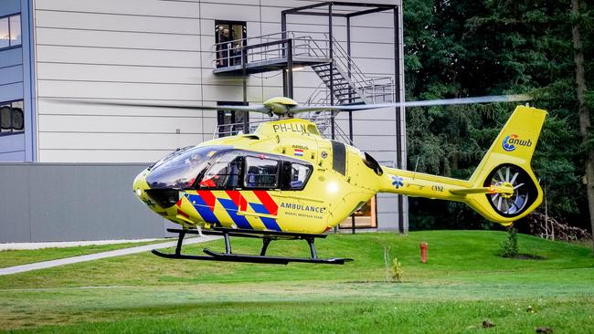 Traumahelikopter landt voor inzet in Assen