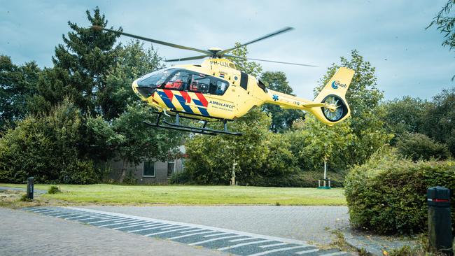Traumahelikopter landt voor assistentie in Lariks