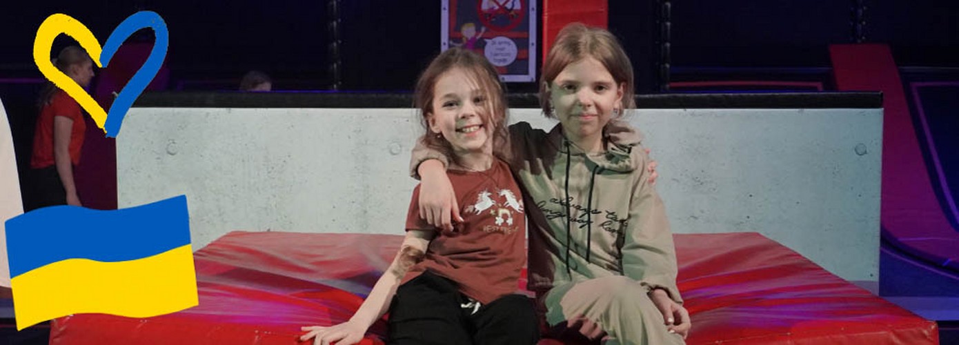 Even de gedachten op iets anders, Jumpstyle Assen biedt Oekraïense kinderen een heerlijk uitje