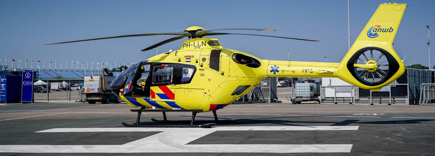 Traumahelikopter ingezet bij ongeval met motorrijder op TT Circuit