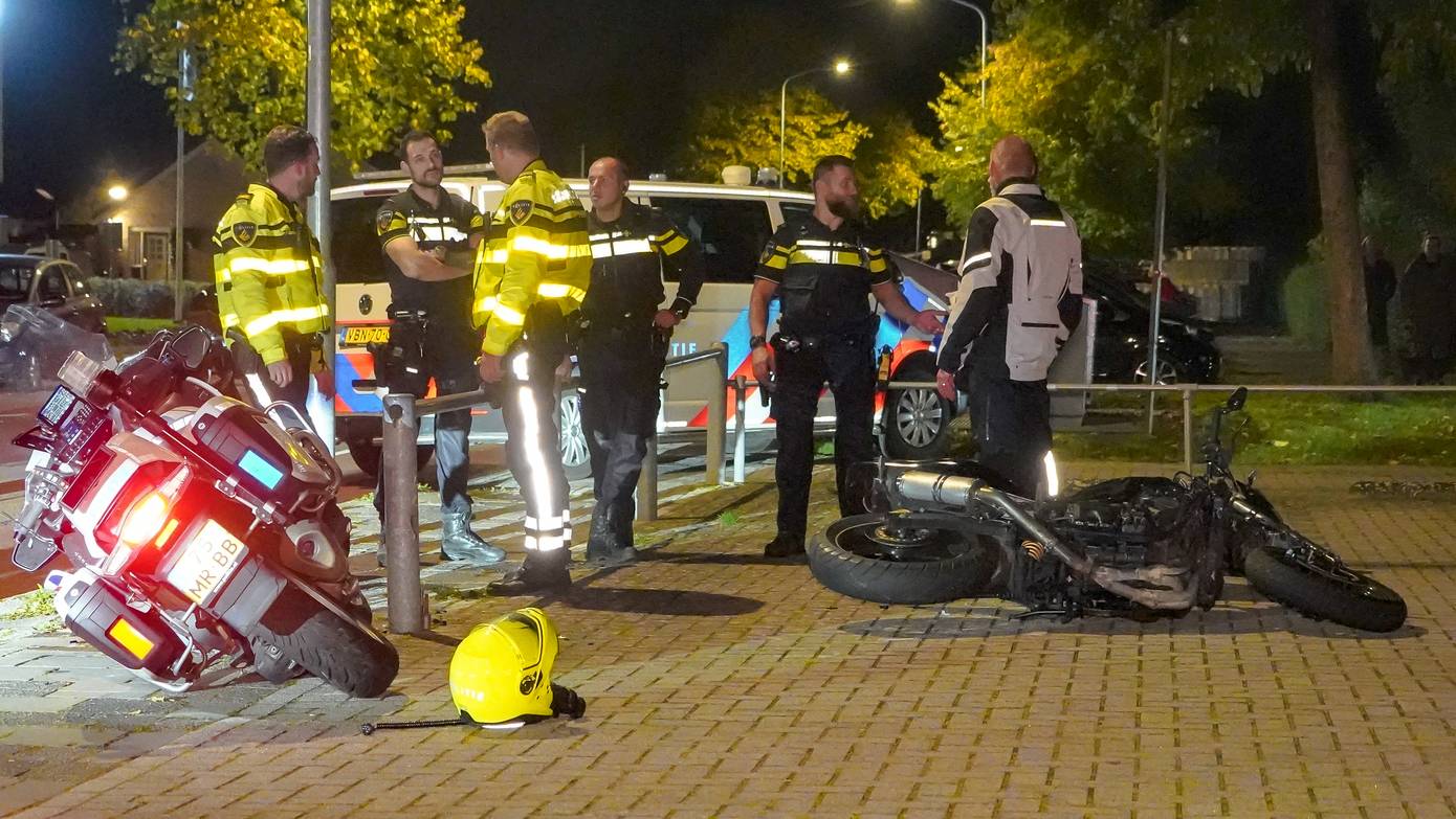 Motorrijder aangehouden na politieachtervolging in Assen