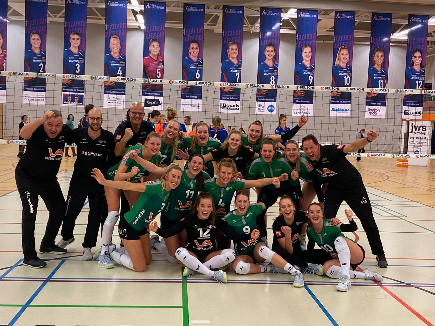 Sudosa- Desto verslaat Eurosped in 3 sets