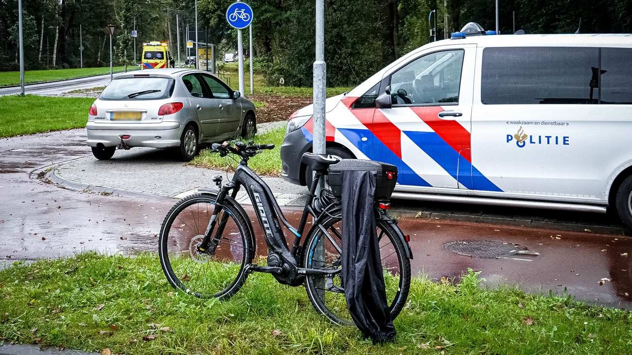 Fietser gewond bij ongeval met auto